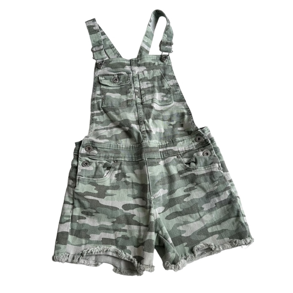 Lucky Brand Camo Shortalls